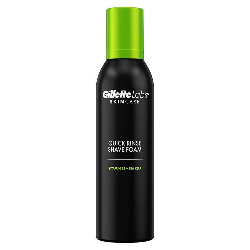 Photo of a bottle of Gillette Labs Shaving Foam.